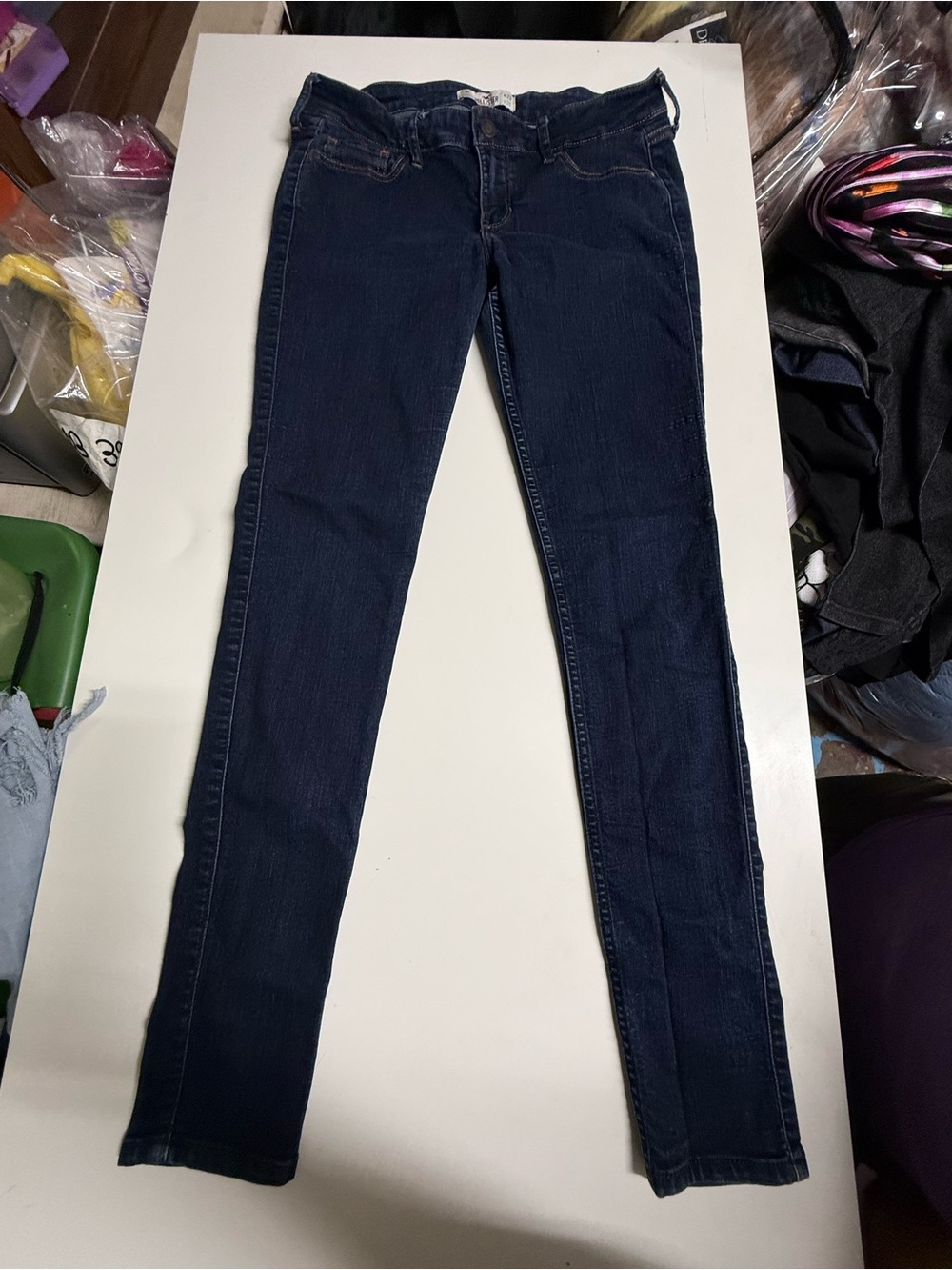 Hollister Navy Skinny Jeans